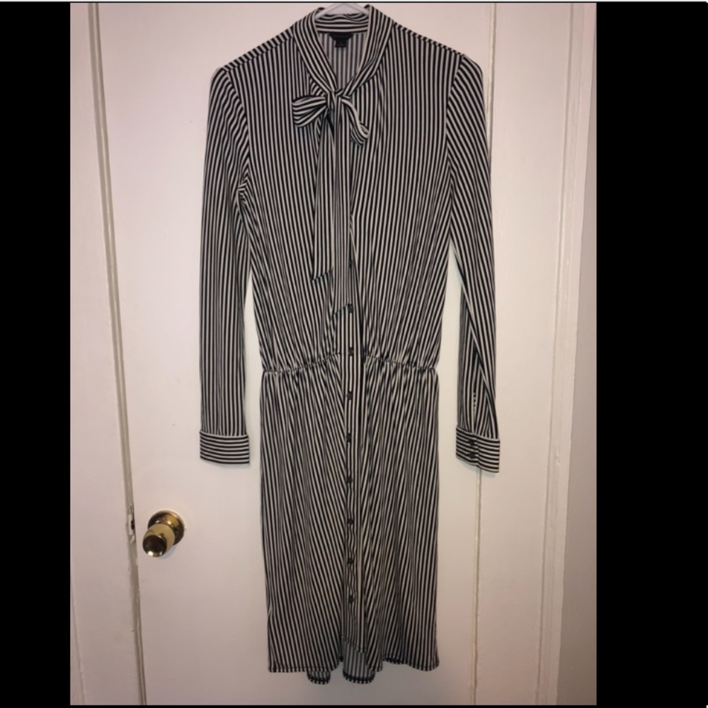 Ann Taylor Striped Dress
